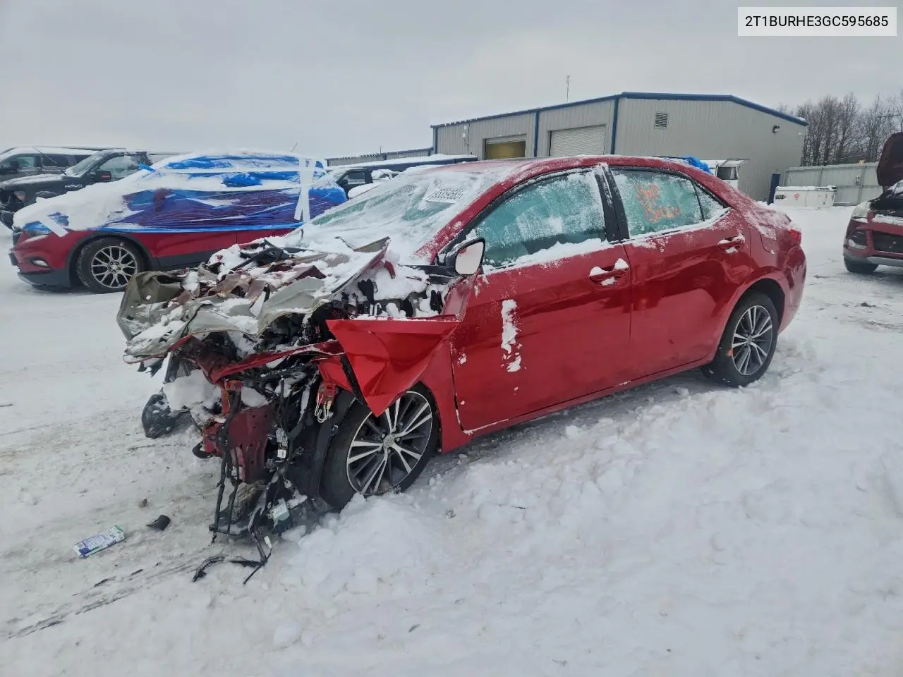 2T1BURHE3GC595685 2016 Toyota Corolla L