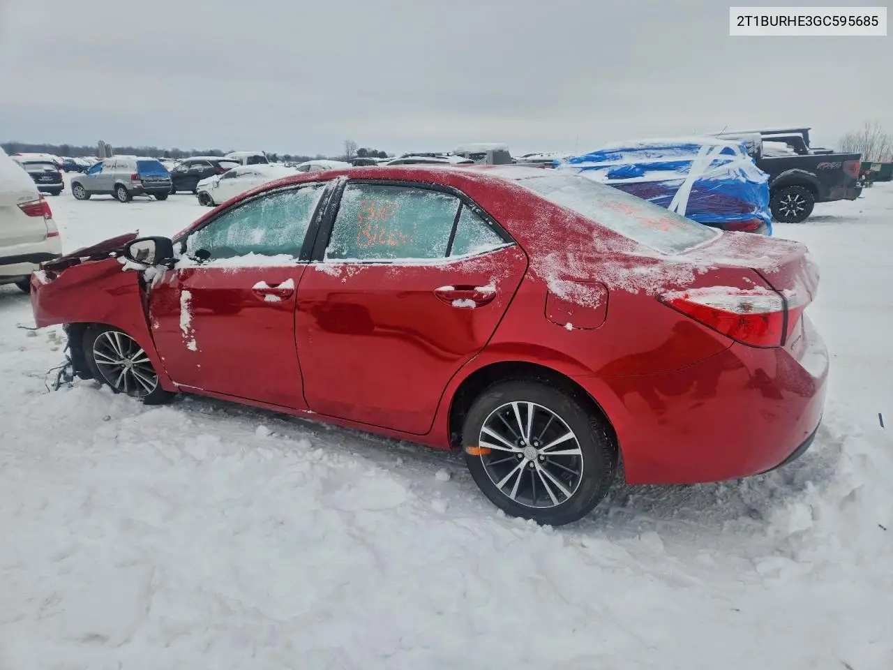 2T1BURHE3GC595685 2016 Toyota Corolla L