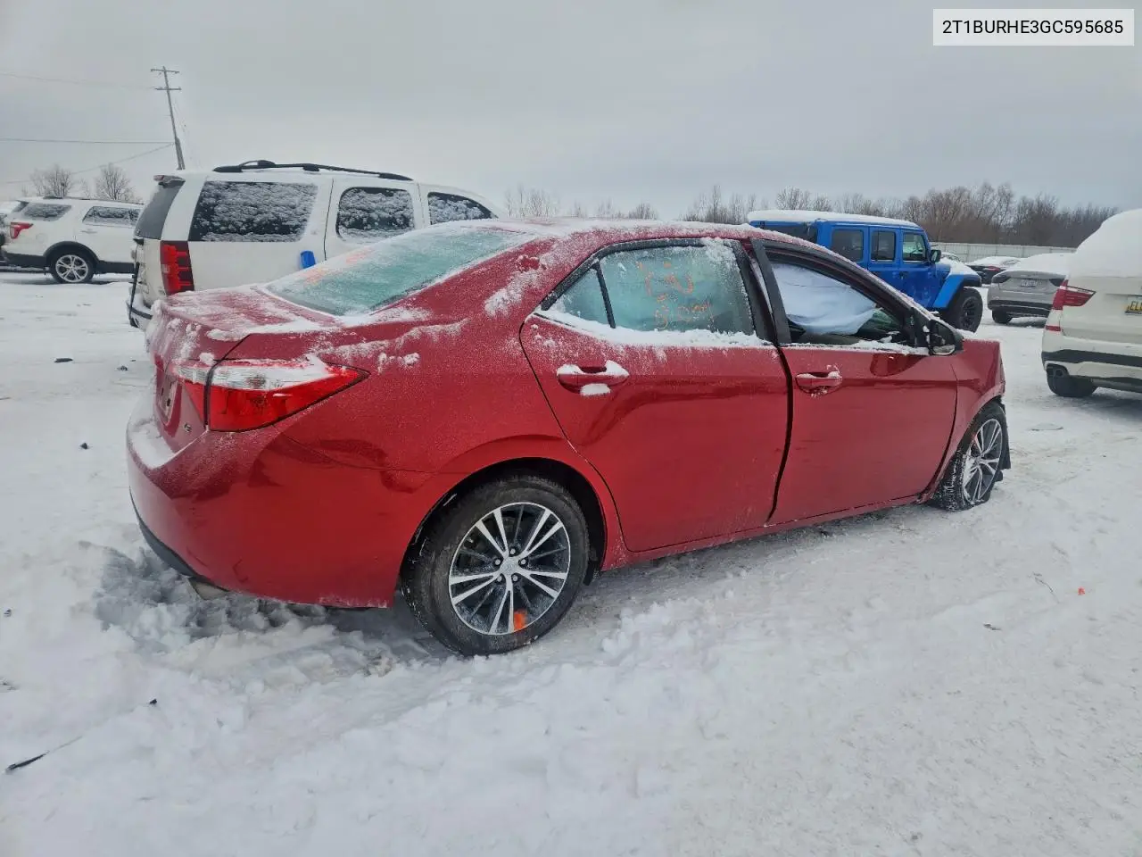 2T1BURHE3GC595685 2016 Toyota Corolla L