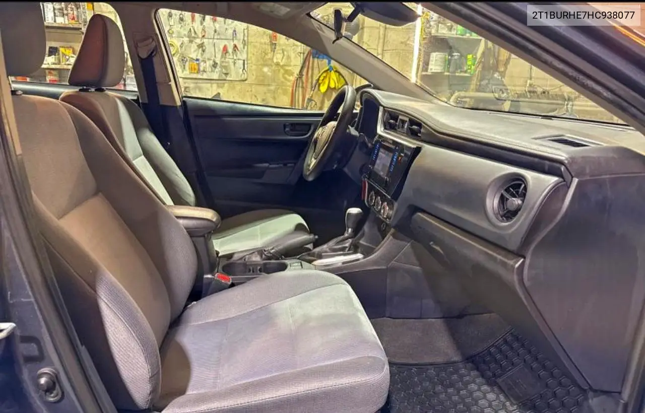 2T1BURHE7HC938077 2017 Toyota Corolla L