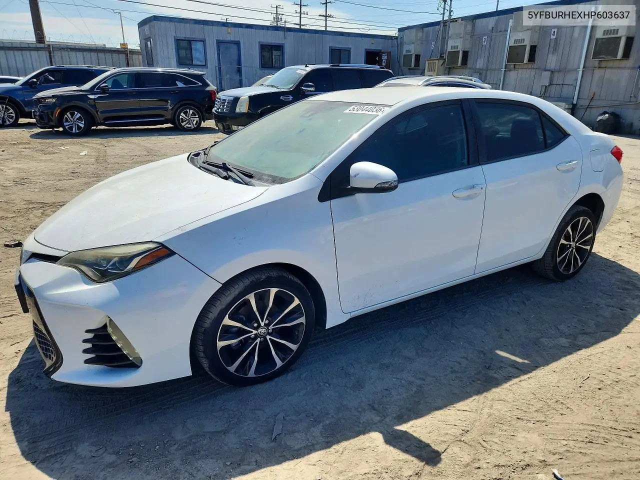 2017 Toyota Corolla Se VIN: 5YFBURHEXHP603637 Lot: 53044036
