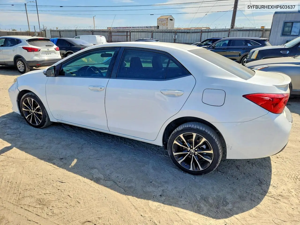 2017 Toyota Corolla Se VIN: 5YFBURHEXHP603637 Lot: 53044036