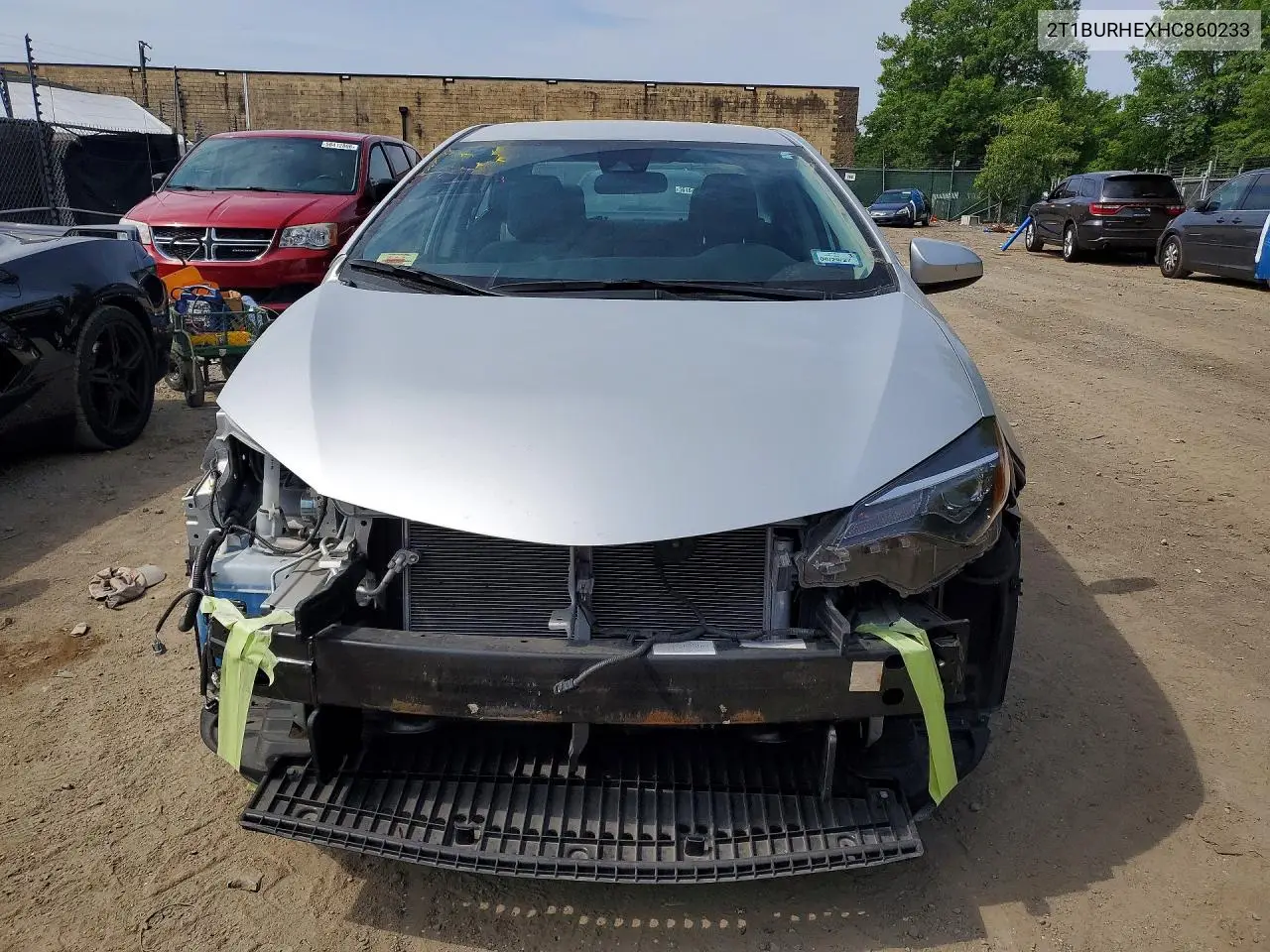 2T1BURHEXHC860233 2017 Toyota Corolla Le