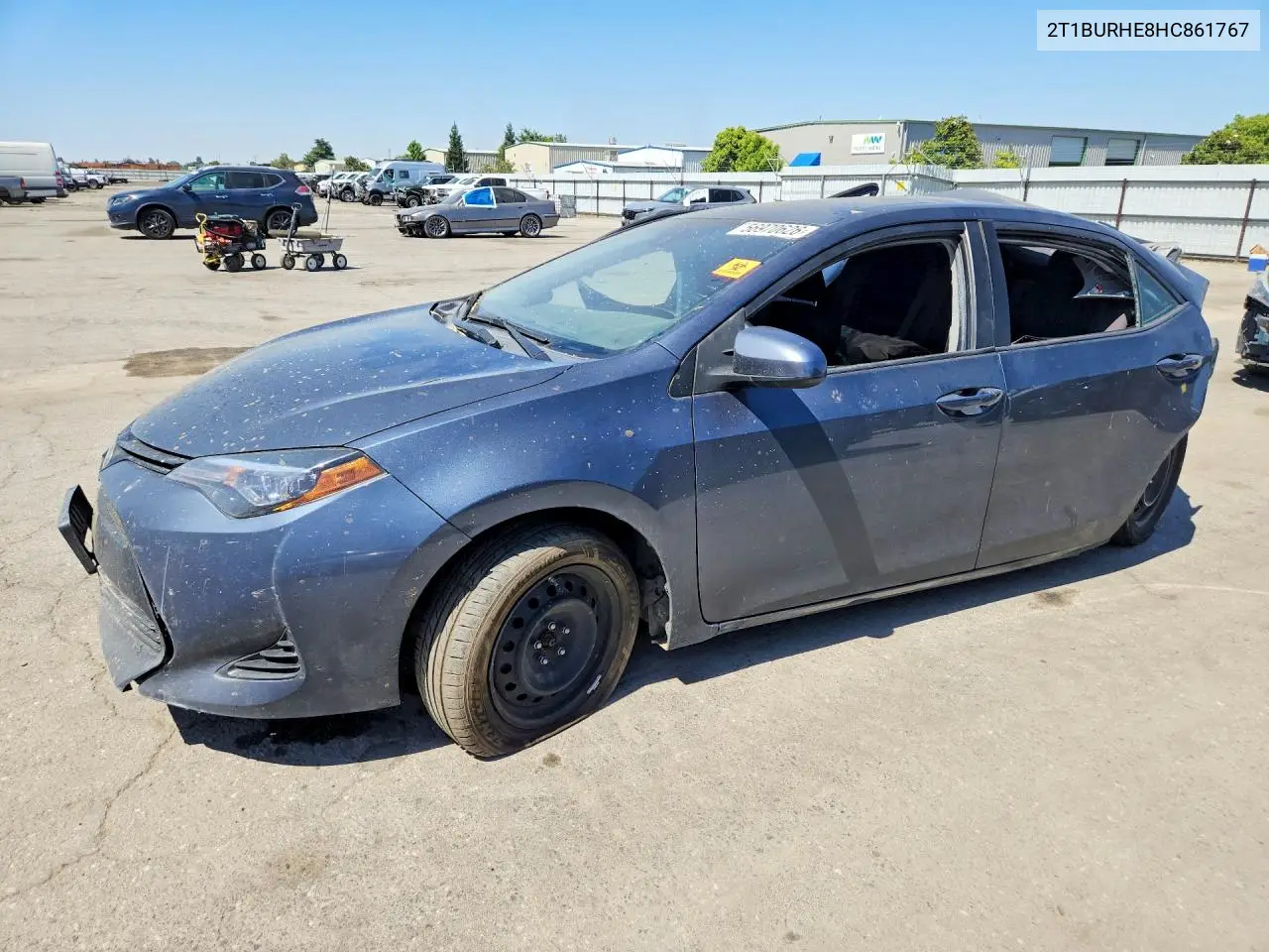 2017 Toyota Corolla Le VIN: 2T1BURHE8HC861767 Lot: 56970626