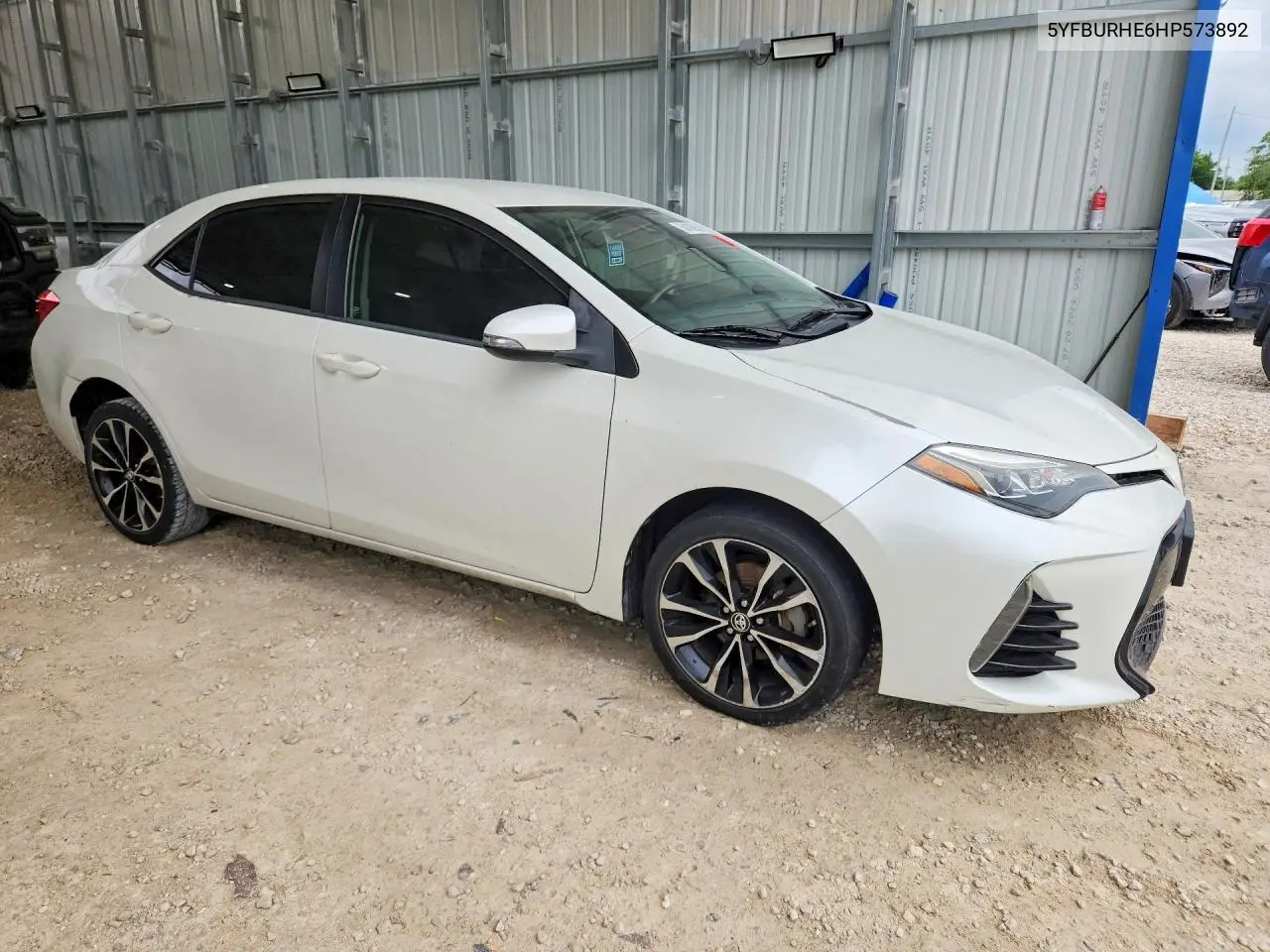 2017 Toyota Corolla Se VIN: 5YFBURHE6HP573892 Lot: 58438936