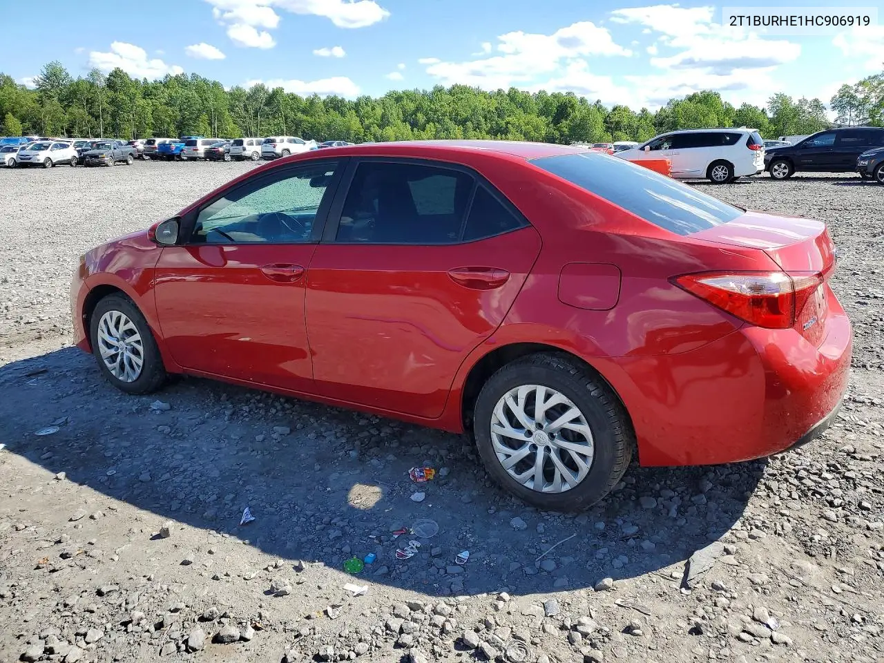 2017 Toyota Corolla Le VIN: 2T1BURHE1HC906919 Lot: 58672136