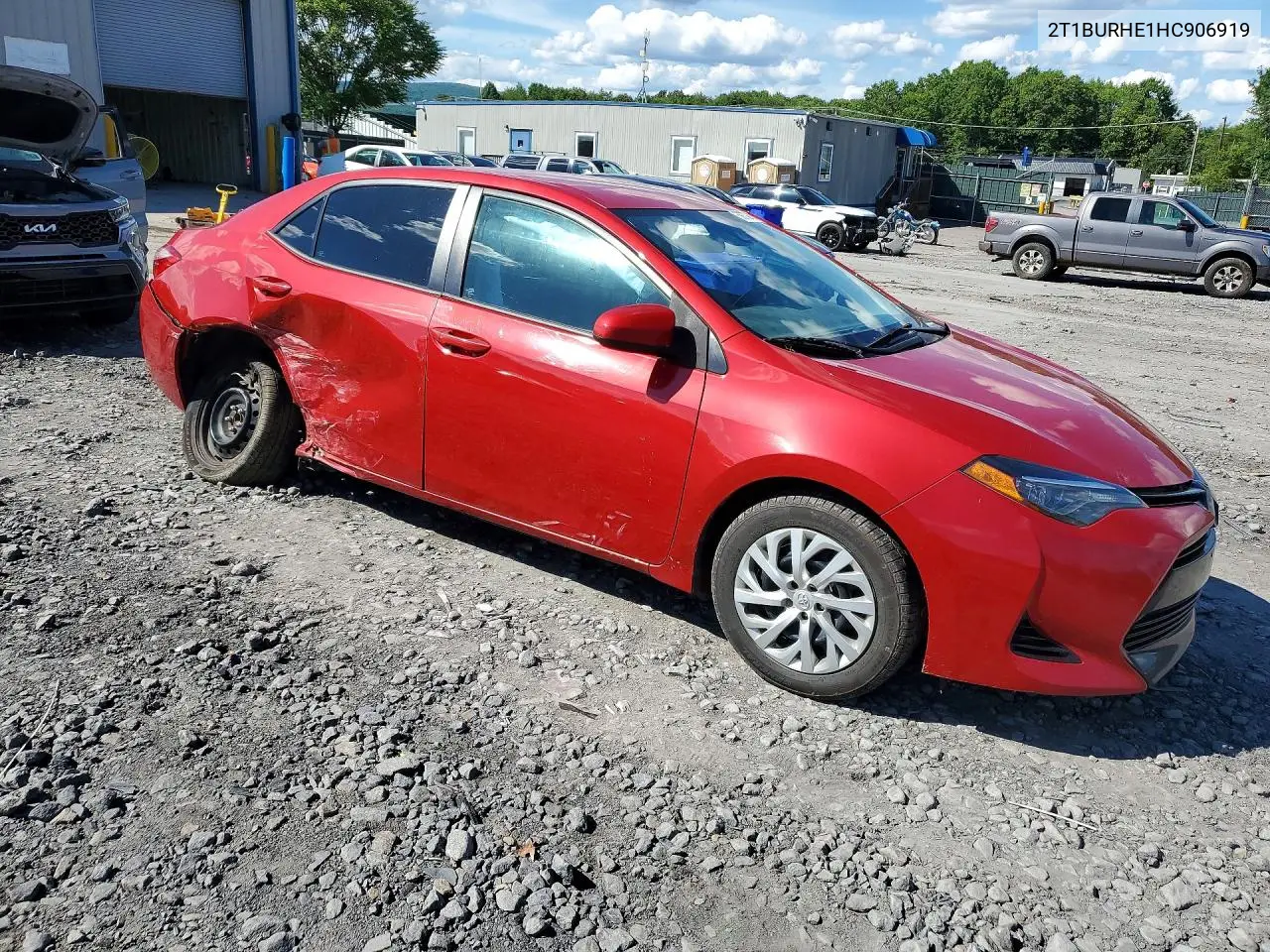 2017 Toyota Corolla Le VIN: 2T1BURHE1HC906919 Lot: 58672136