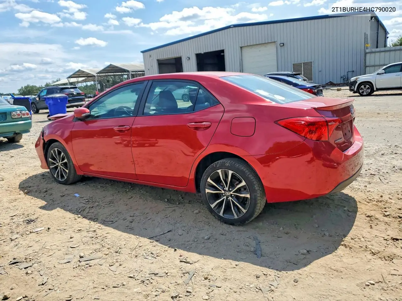 2017 Toyota Corolla Se VIN: 2T1BURHE4HC790020 Lot: 58742846