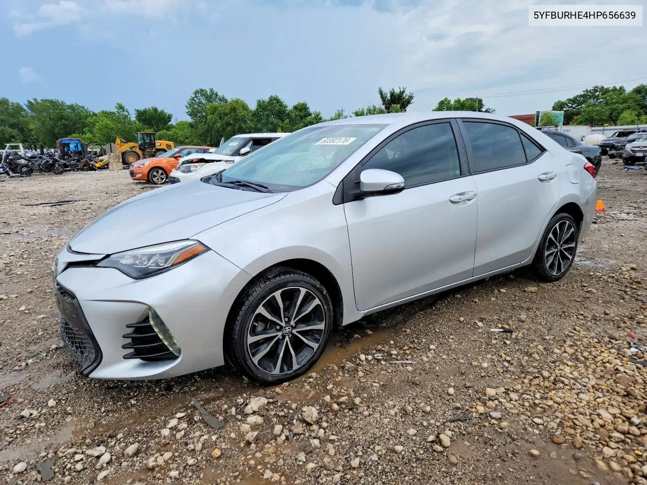 2017 Toyota Corolla Se VIN: 5YFBURHE4HP656639 Lot: 60392176