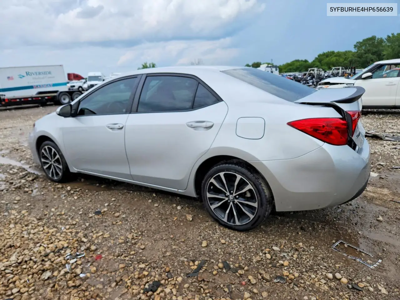 2017 Toyota Corolla Se VIN: 5YFBURHE4HP656639 Lot: 60392176