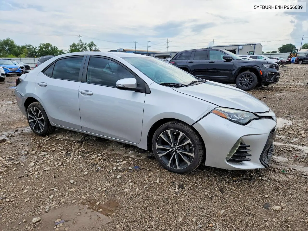 2017 Toyota Corolla Se VIN: 5YFBURHE4HP656639 Lot: 60392176