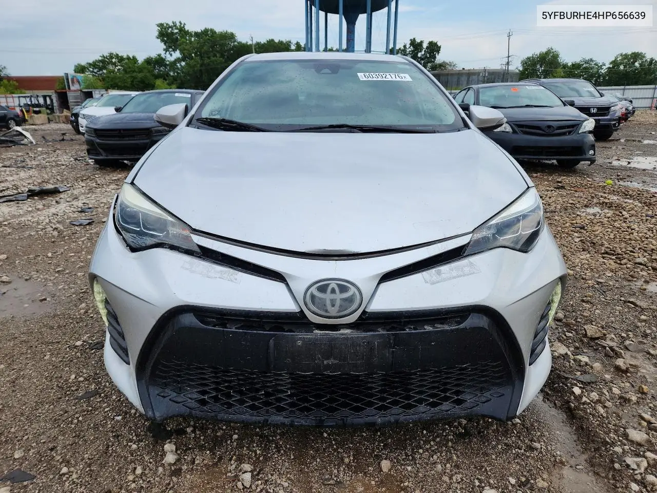 2017 Toyota Corolla Se VIN: 5YFBURHE4HP656639 Lot: 60392176