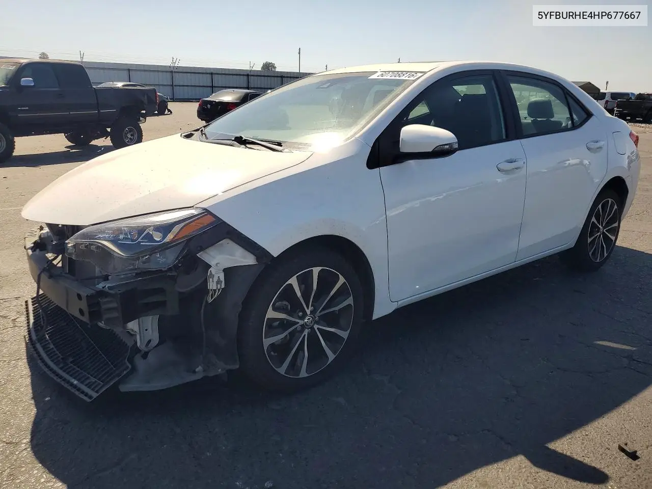 2017 Toyota Corolla Xse VIN: 5YFBURHE4HP677667 Lot: 60708816