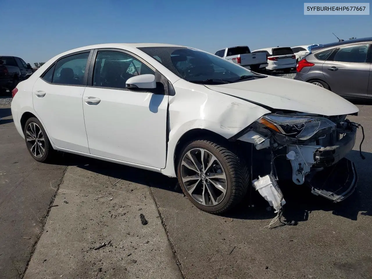 2017 Toyota Corolla Xse VIN: 5YFBURHE4HP677667 Lot: 60708816