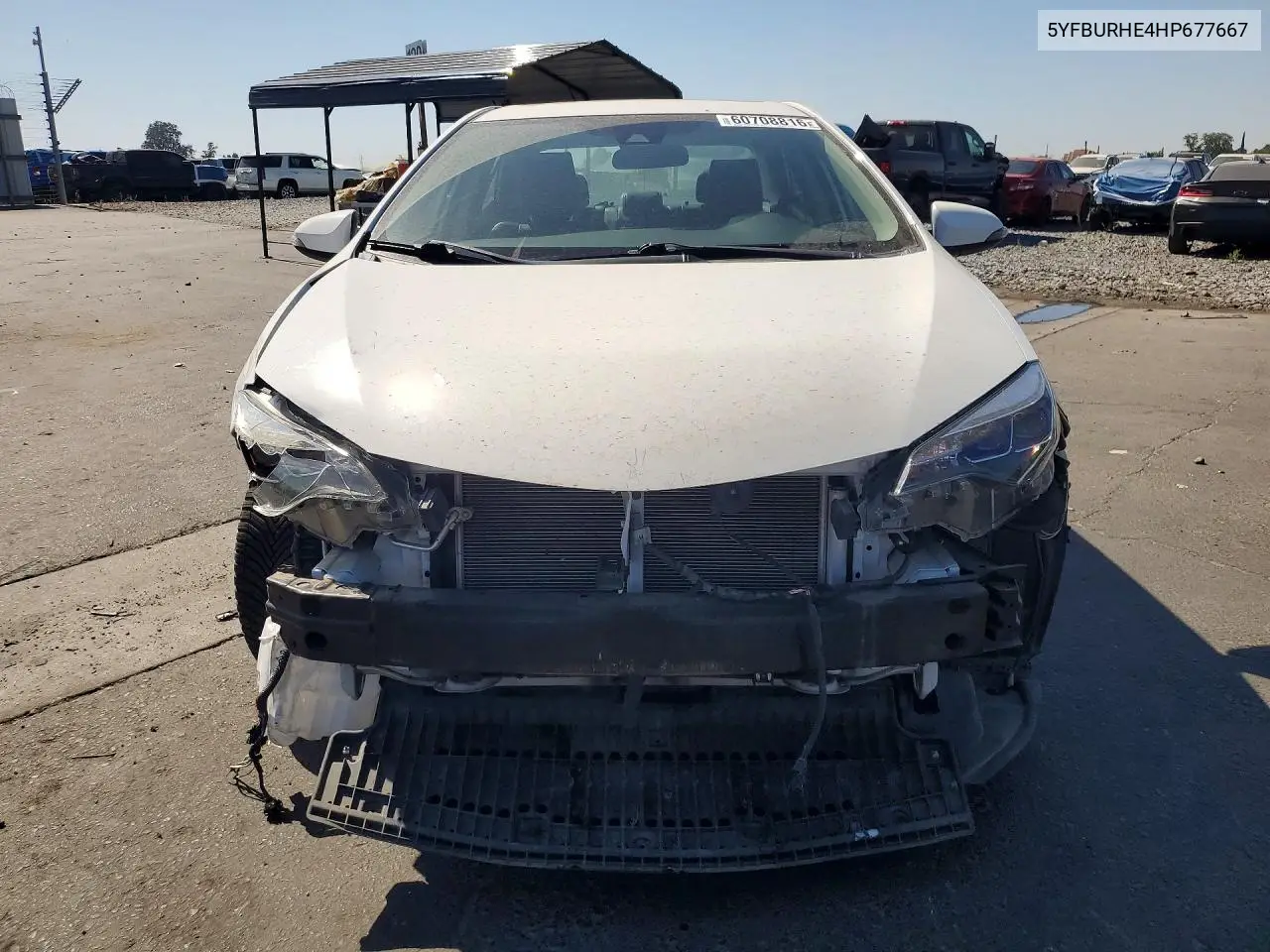 2017 Toyota Corolla Xse VIN: 5YFBURHE4HP677667 Lot: 60708816