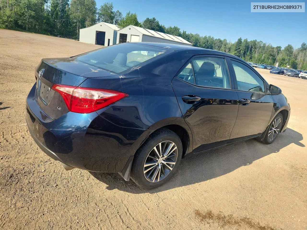 2017 Toyota Corolla L VIN: 2T1BURHE2HC889371 Lot: 60736576