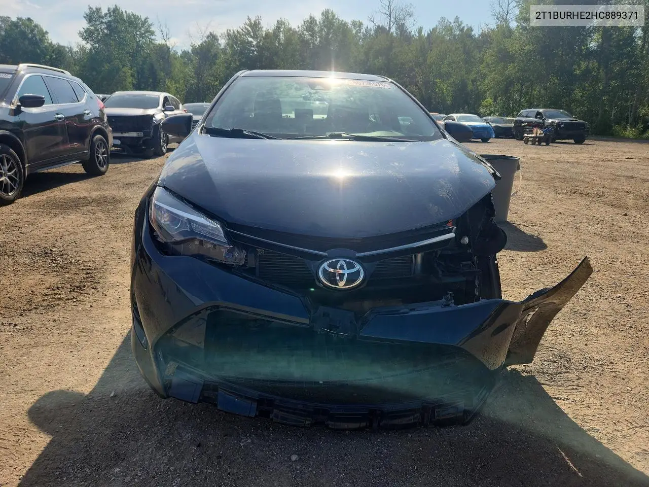 2017 Toyota Corolla L VIN: 2T1BURHE2HC889371 Lot: 60736576