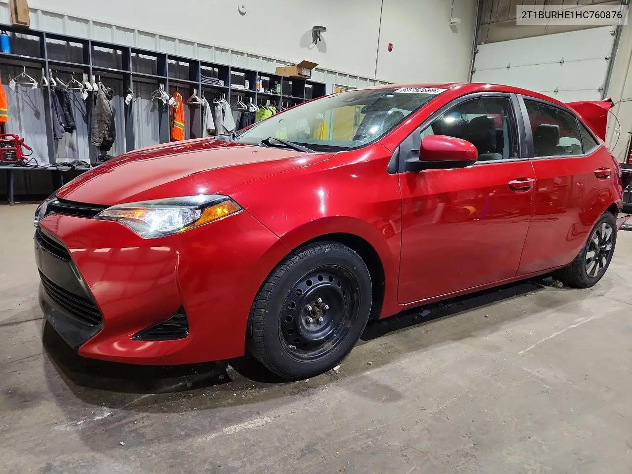 2017 Toyota Corolla Le VIN: 2T1BURHE1HC760876 Lot: 60752696