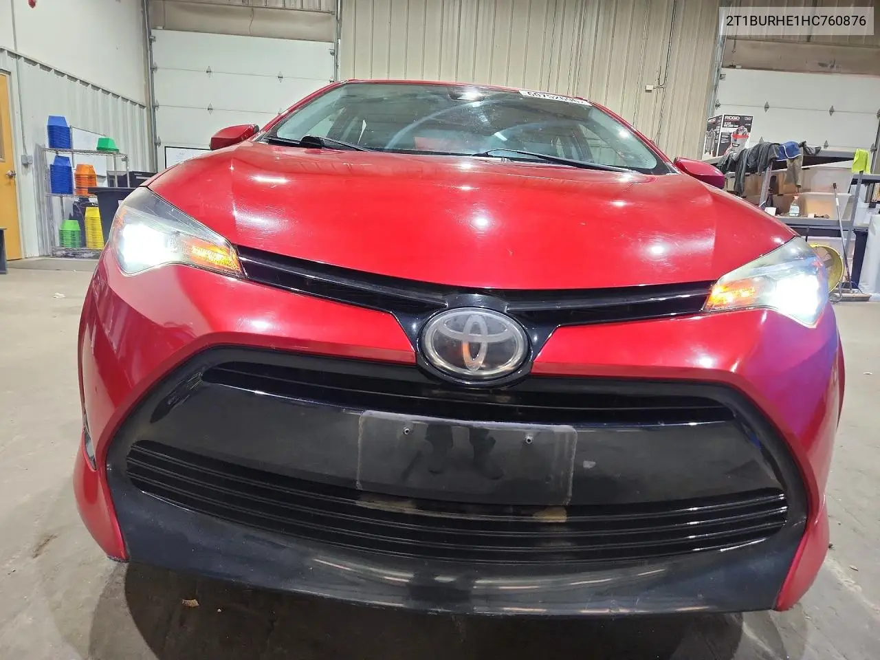 2017 Toyota Corolla Le VIN: 2T1BURHE1HC760876 Lot: 60752696