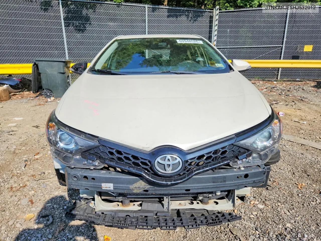 2017 Toyota Corolla Im Base VIN: JTNKARJE5HJ532012 Lot: 60948526