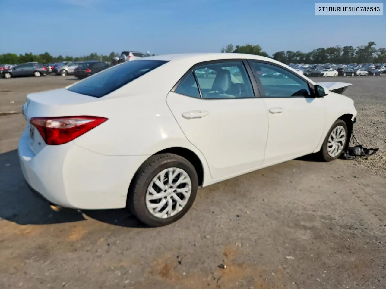 2017 Toyota Corolla Le VIN: 2T1BURHE5HC786543 Lot: 61130146