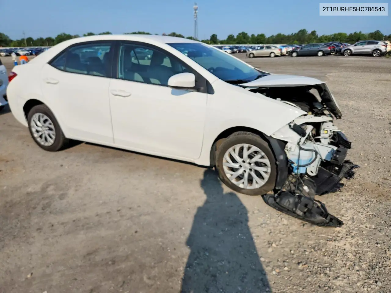 2017 Toyota Corolla Le VIN: 2T1BURHE5HC786543 Lot: 61130146