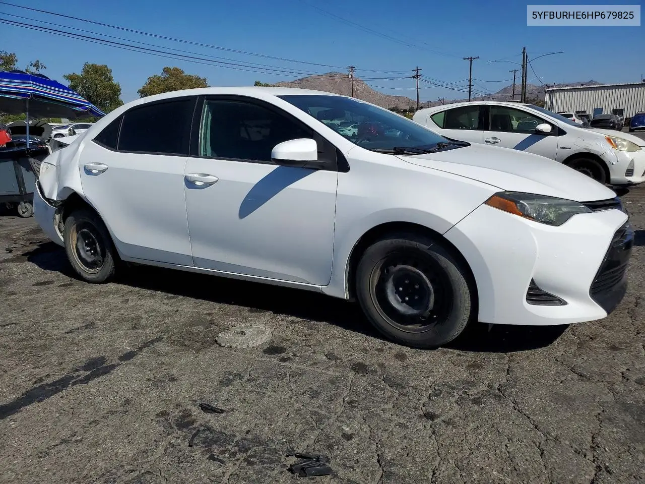 2017 Toyota Corolla Le VIN: 5YFBURHE6HP679825 Lot: 61434876