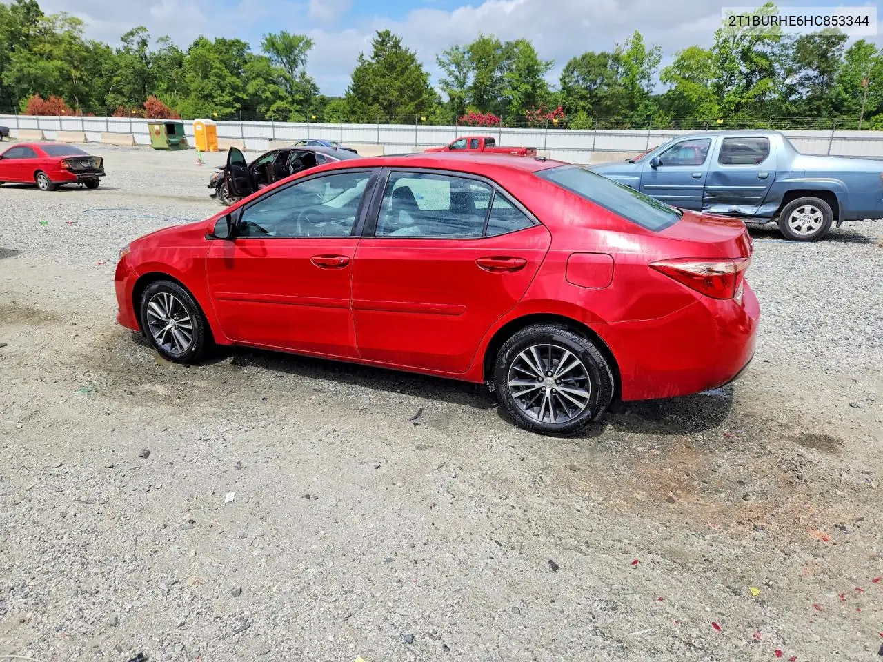 2017 Toyota Corolla Le VIN: 2T1BURHE6HC853344 Lot: 61539756