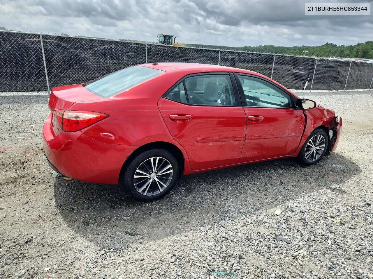 2017 Toyota Corolla Le VIN: 2T1BURHE6HC853344 Lot: 61539756