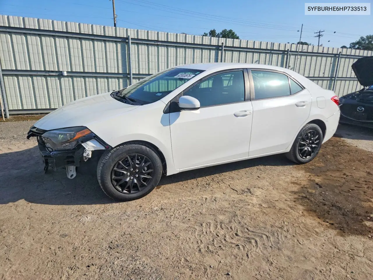2017 Toyota Corolla Le VIN: 5YFBURHE6HP733513 Lot: 62003876