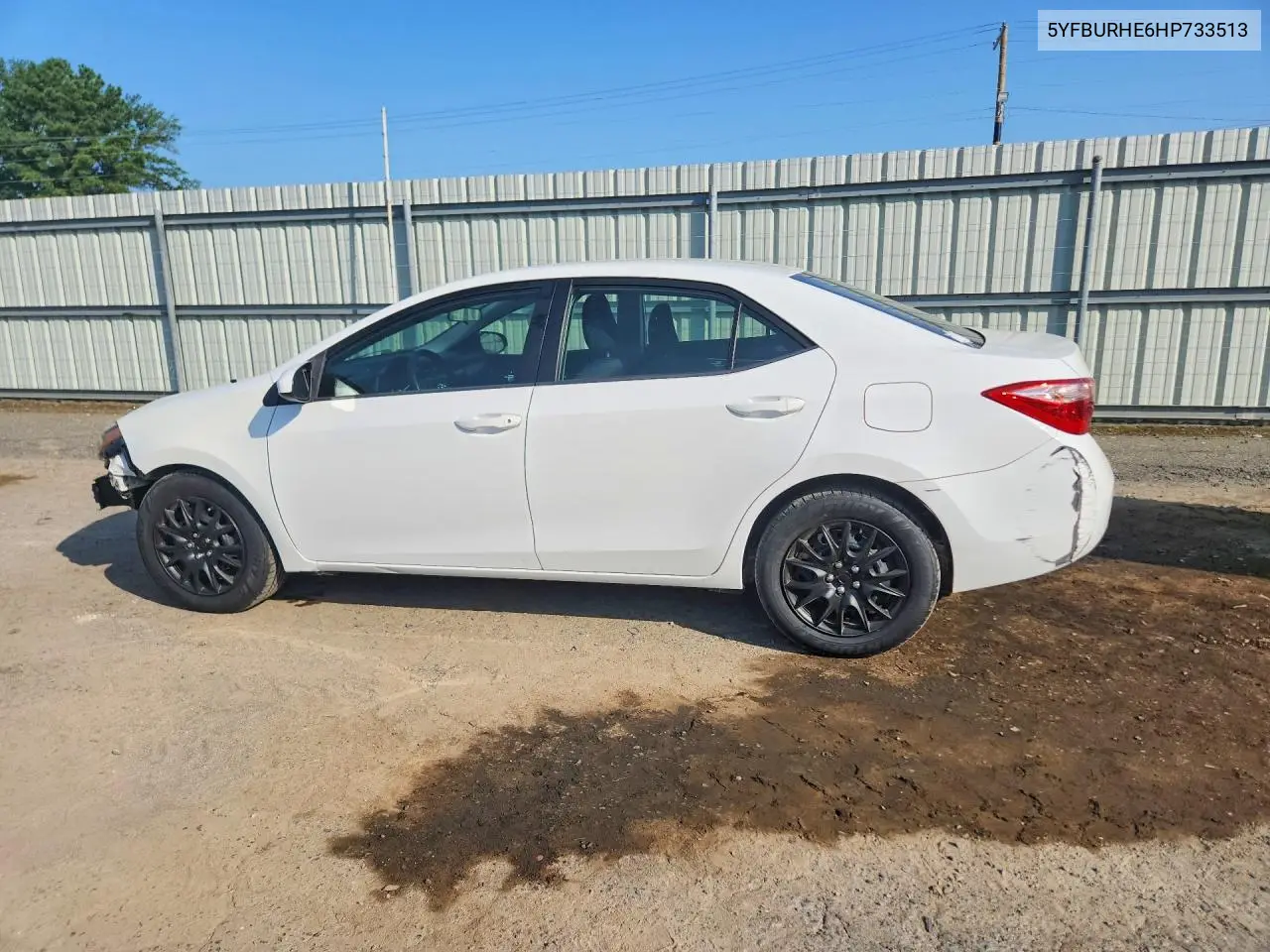 2017 Toyota Corolla Le VIN: 5YFBURHE6HP733513 Lot: 62003876