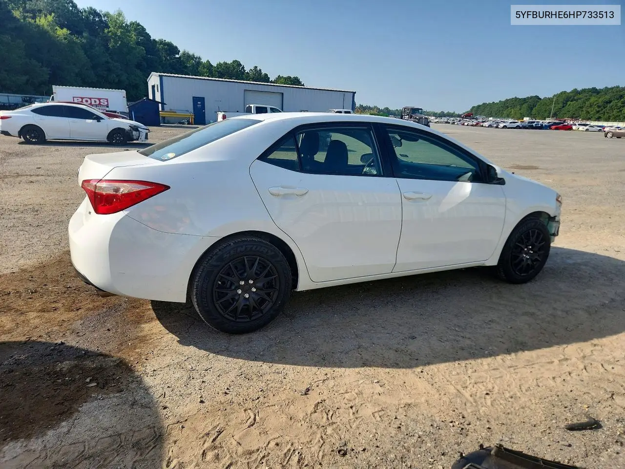 2017 Toyota Corolla Le VIN: 5YFBURHE6HP733513 Lot: 62003876