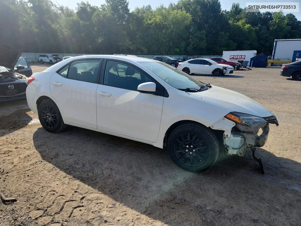 2017 Toyota Corolla Le VIN: 5YFBURHE6HP733513 Lot: 62003876