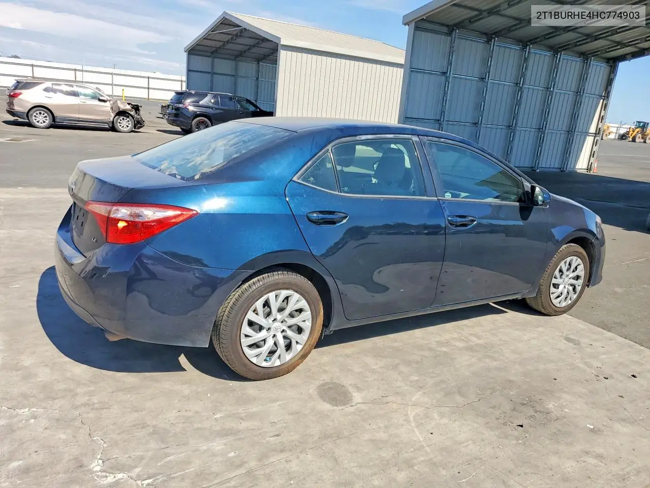 2017 Toyota Corolla Le VIN: 2T1BURHE4HC774903 Lot: 62116846