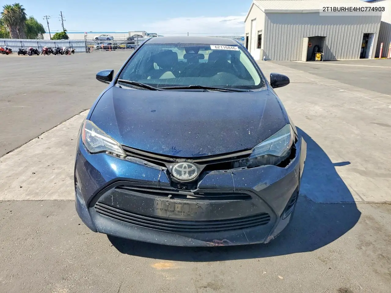 2017 Toyota Corolla Le VIN: 2T1BURHE4HC774903 Lot: 62116846