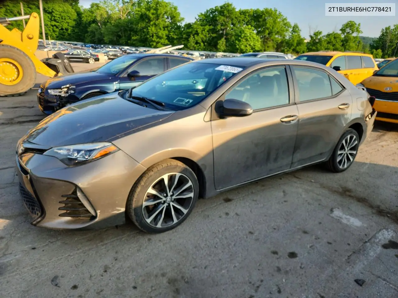 2017 Toyota Corolla L VIN: 2T1BURHE6HC778421 Lot: 77472065