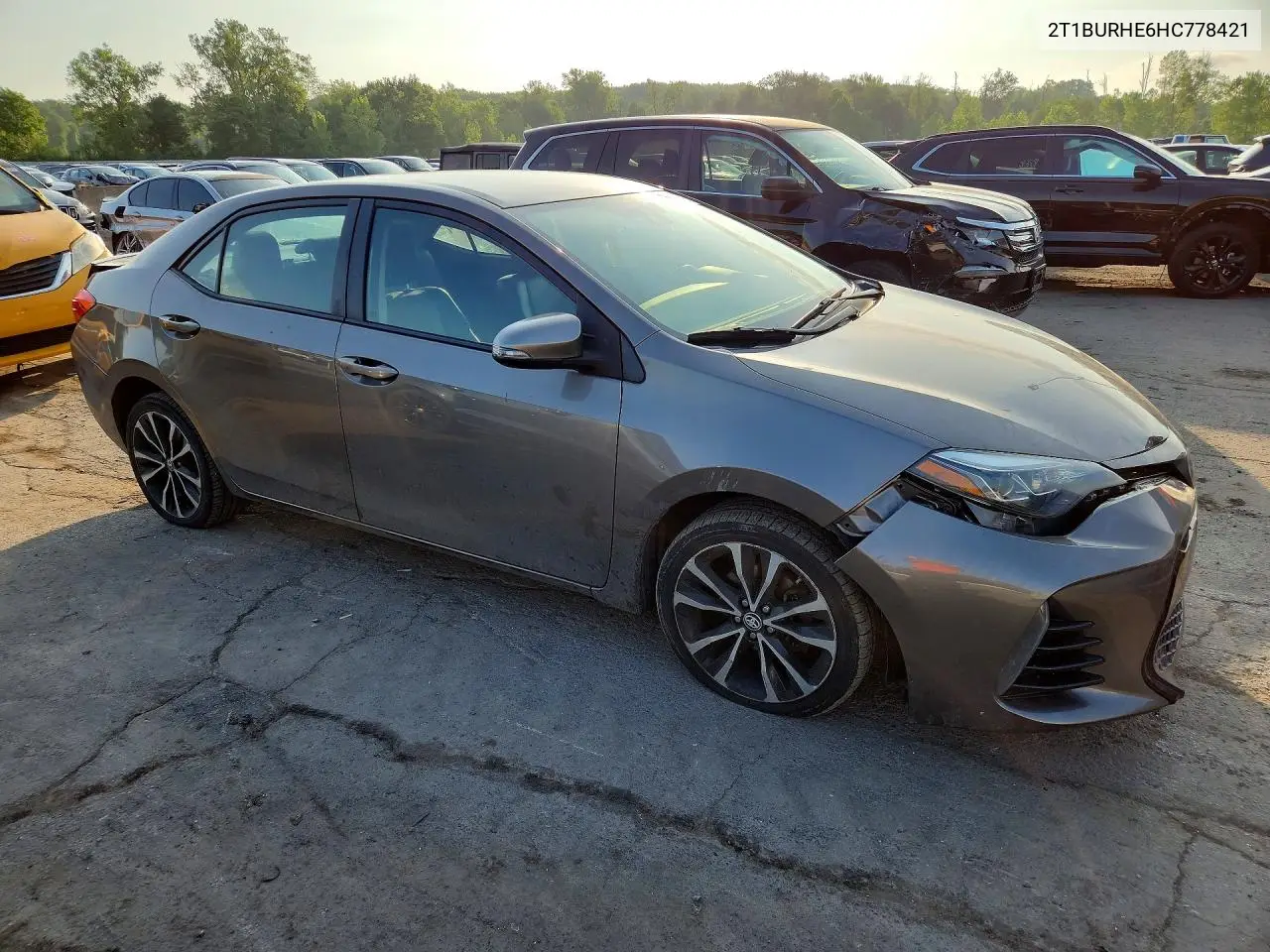 2017 Toyota Corolla L VIN: 2T1BURHE6HC778421 Lot: 77472065