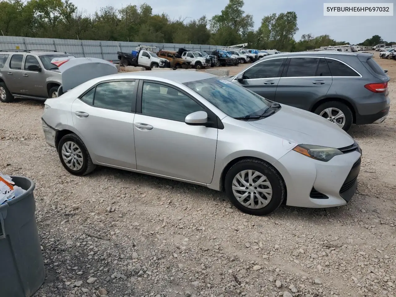 5YFBURHE6HP697032 2017 Toyota Corolla L
