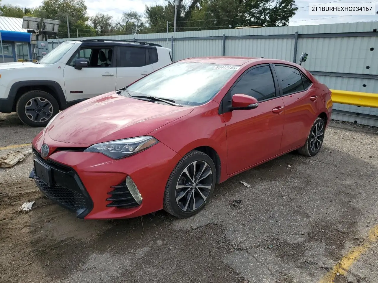 2T1BURHEXHC934167 2017 Toyota Corolla L