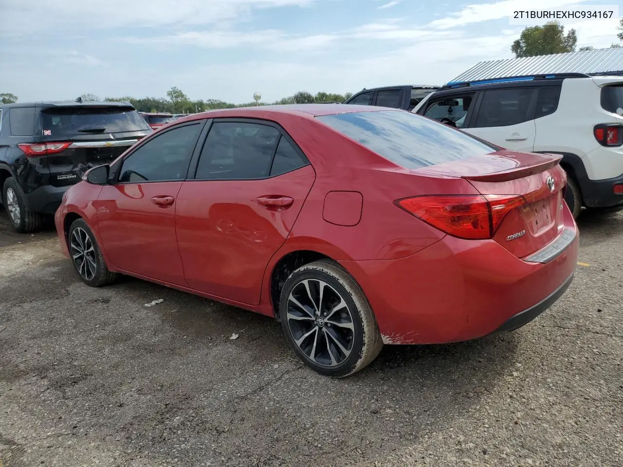 2T1BURHEXHC934167 2017 Toyota Corolla L