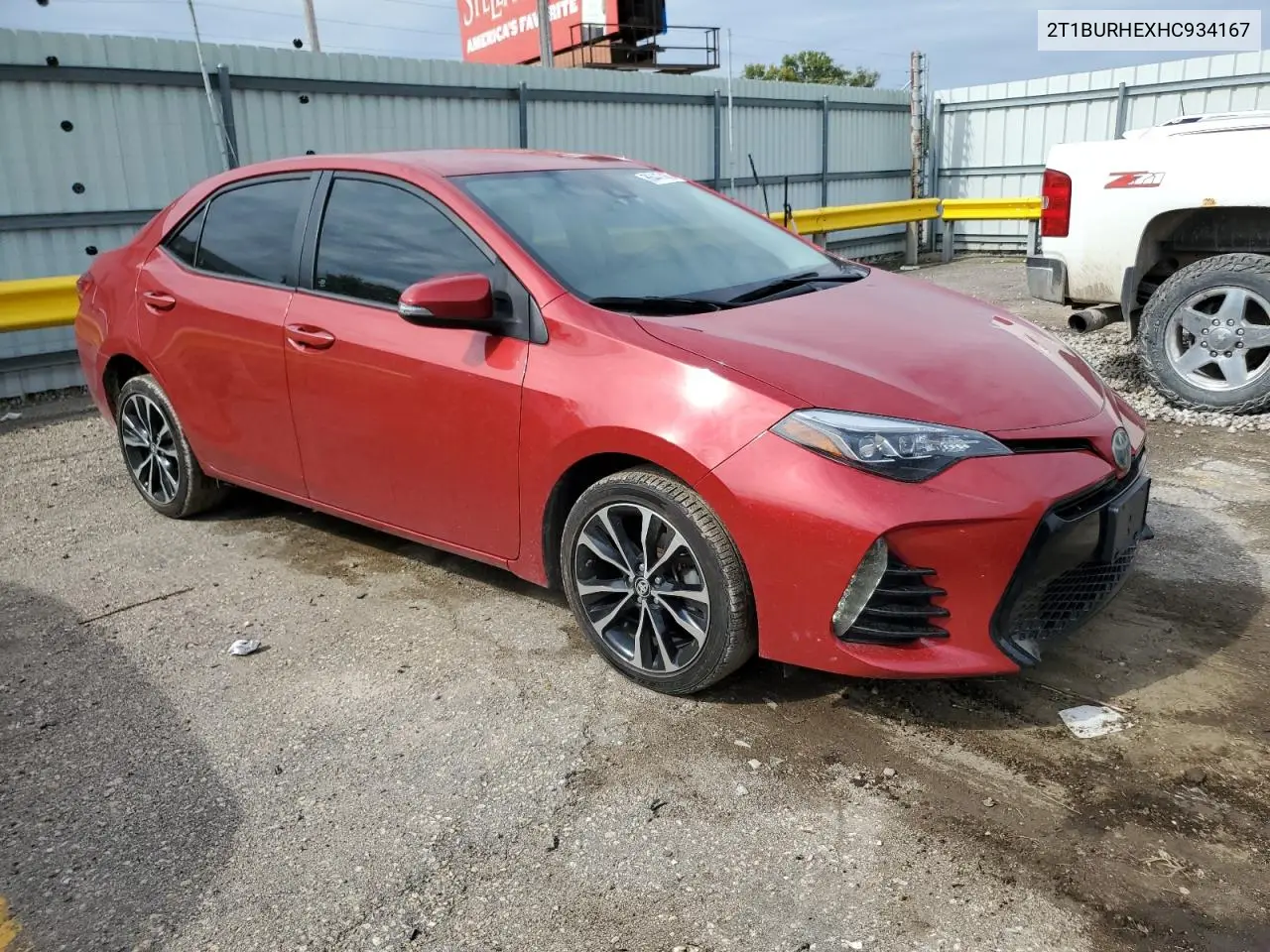 2T1BURHEXHC934167 2017 Toyota Corolla L