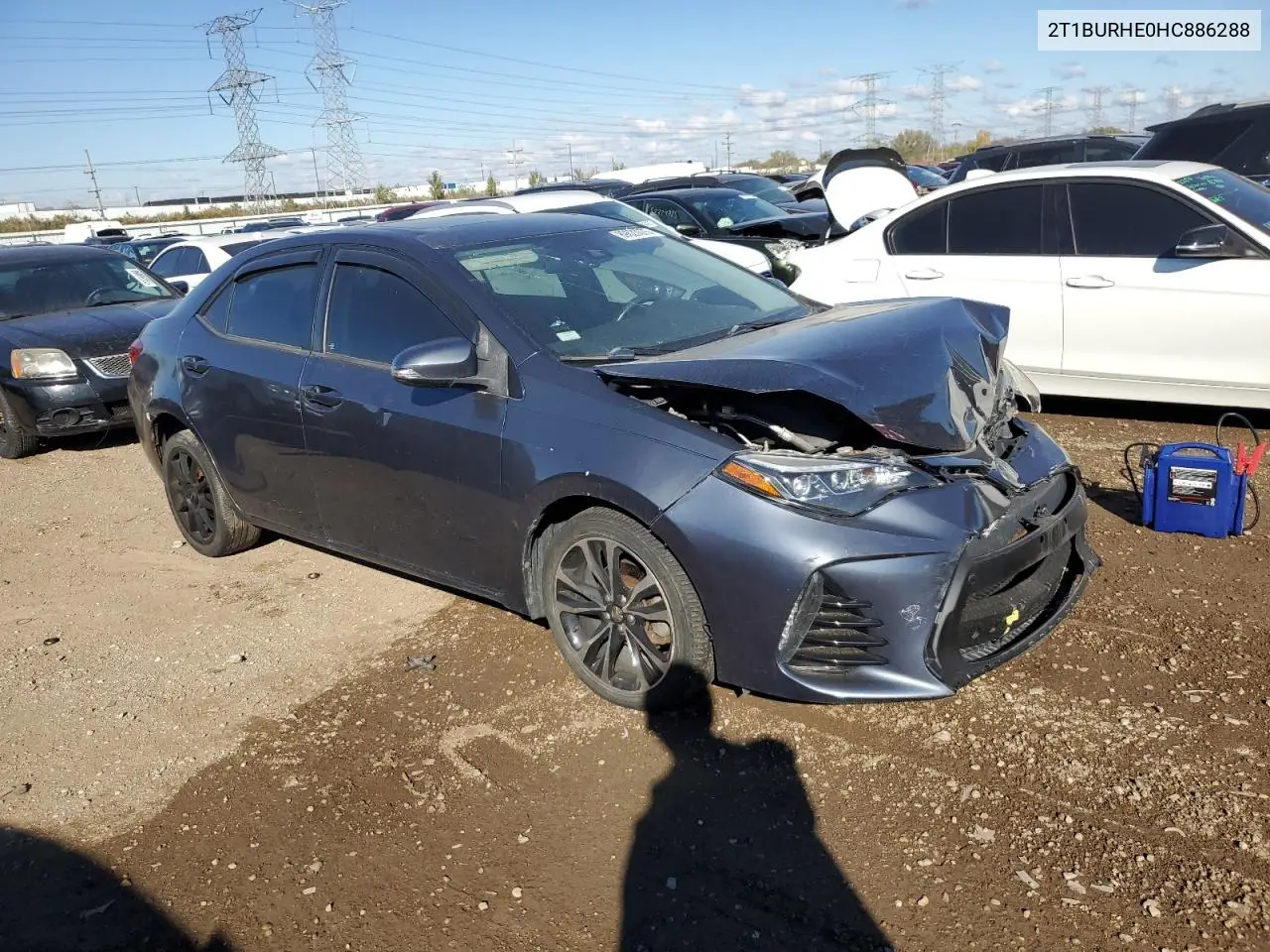 2T1BURHE0HC886288 2017 Toyota Corolla L