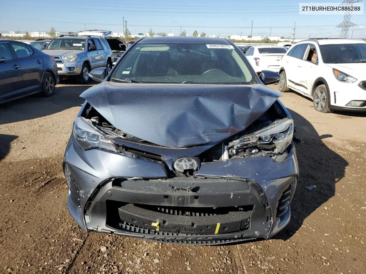 2T1BURHE0HC886288 2017 Toyota Corolla L
