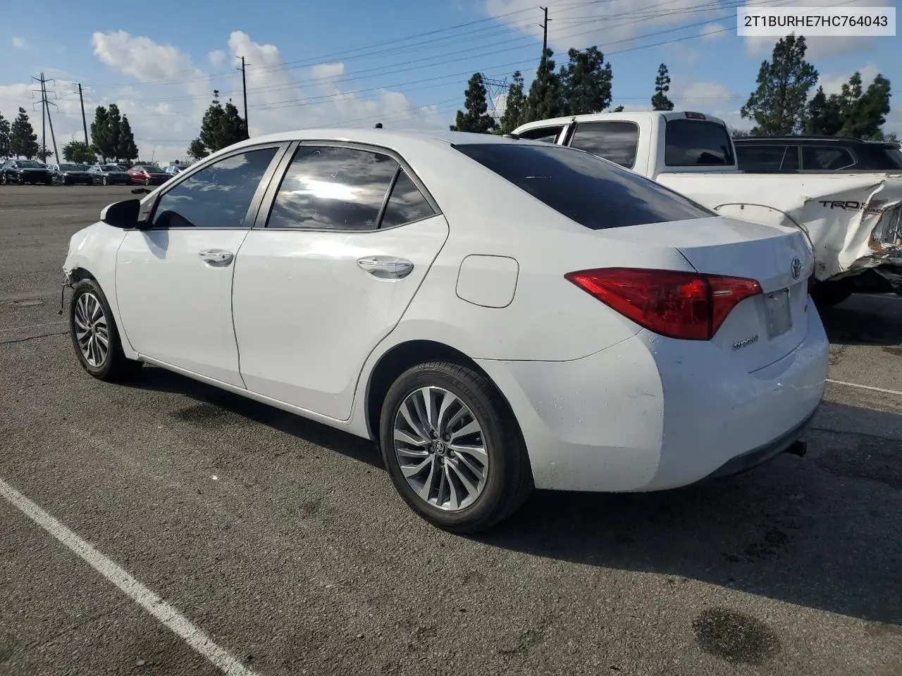 2T1BURHE7HC764043 2017 Toyota Corolla L
