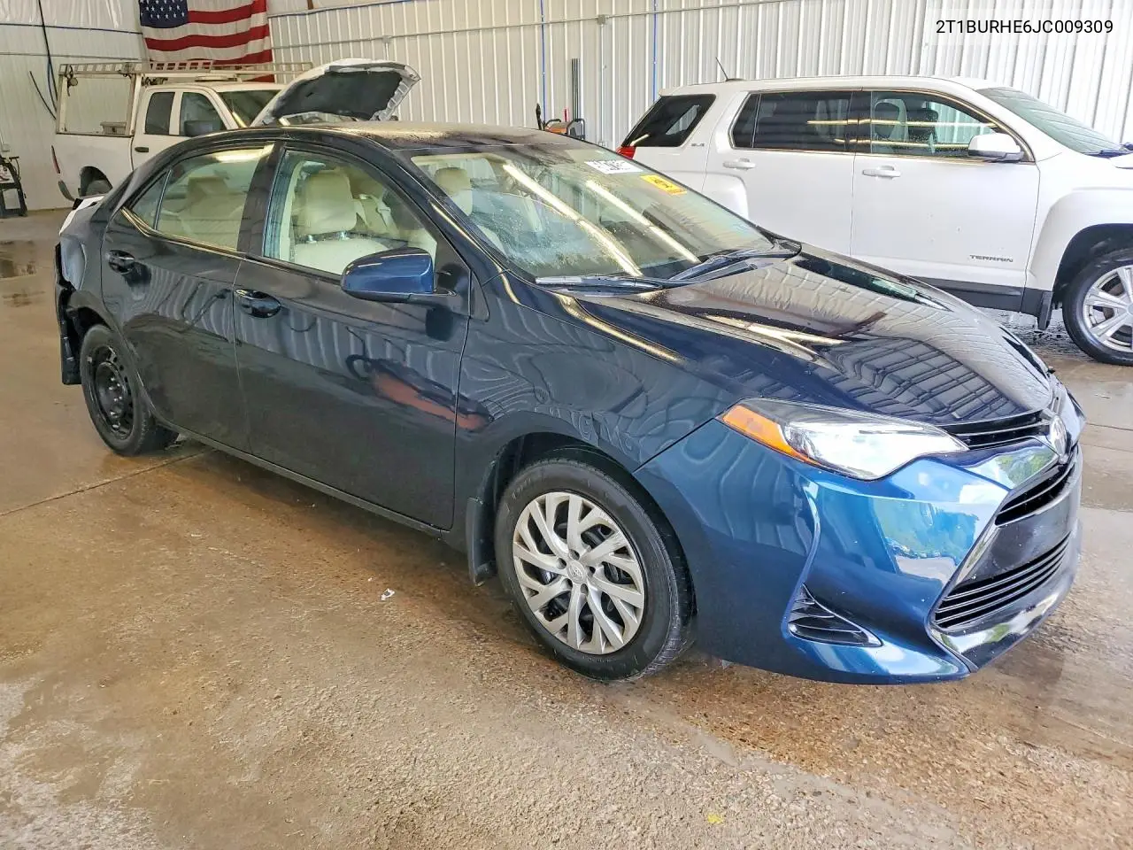 2018 Toyota Corolla Le VIN: 2T1BURHE6JC009309 Lot: 50471536