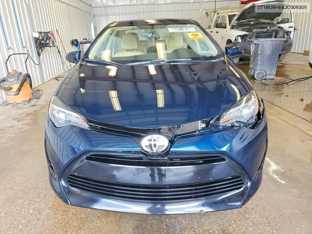 2018 Toyota Corolla Le VIN: 2T1BURHE6JC009309 Lot: 50471536