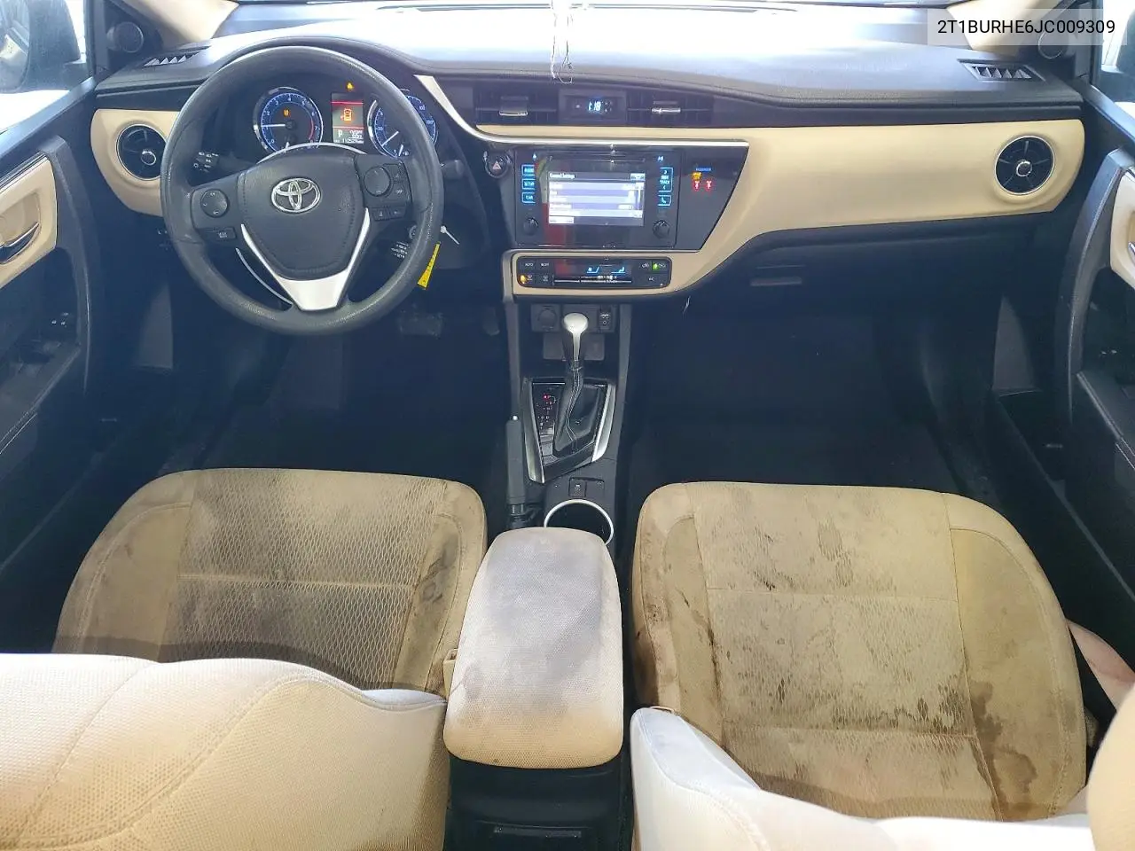 2018 Toyota Corolla Le VIN: 2T1BURHE6JC009309 Lot: 50471536