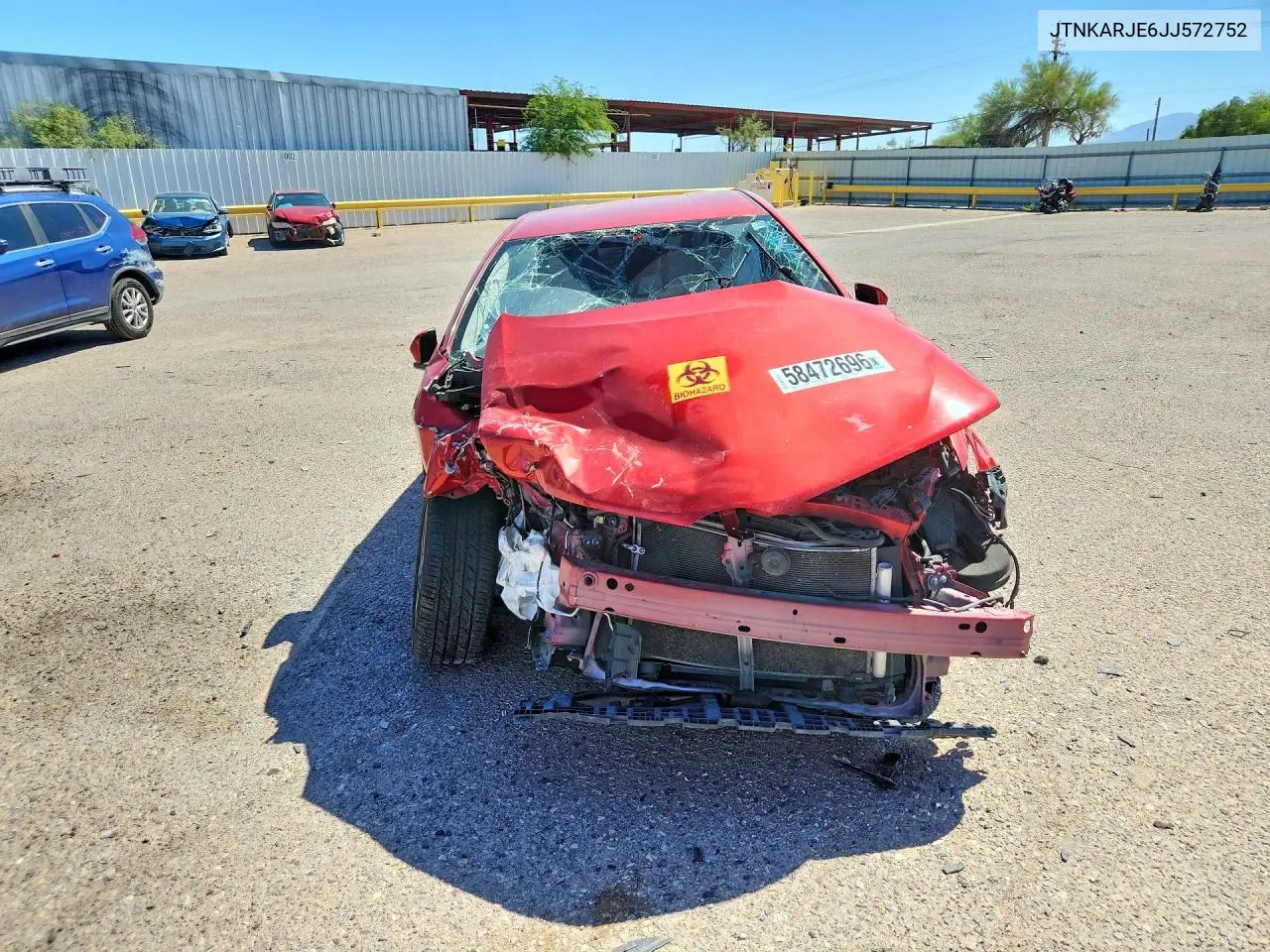 2018 Toyota Corolla Im Base VIN: JTNKARJE6JJ572752 Lot: 58472696
