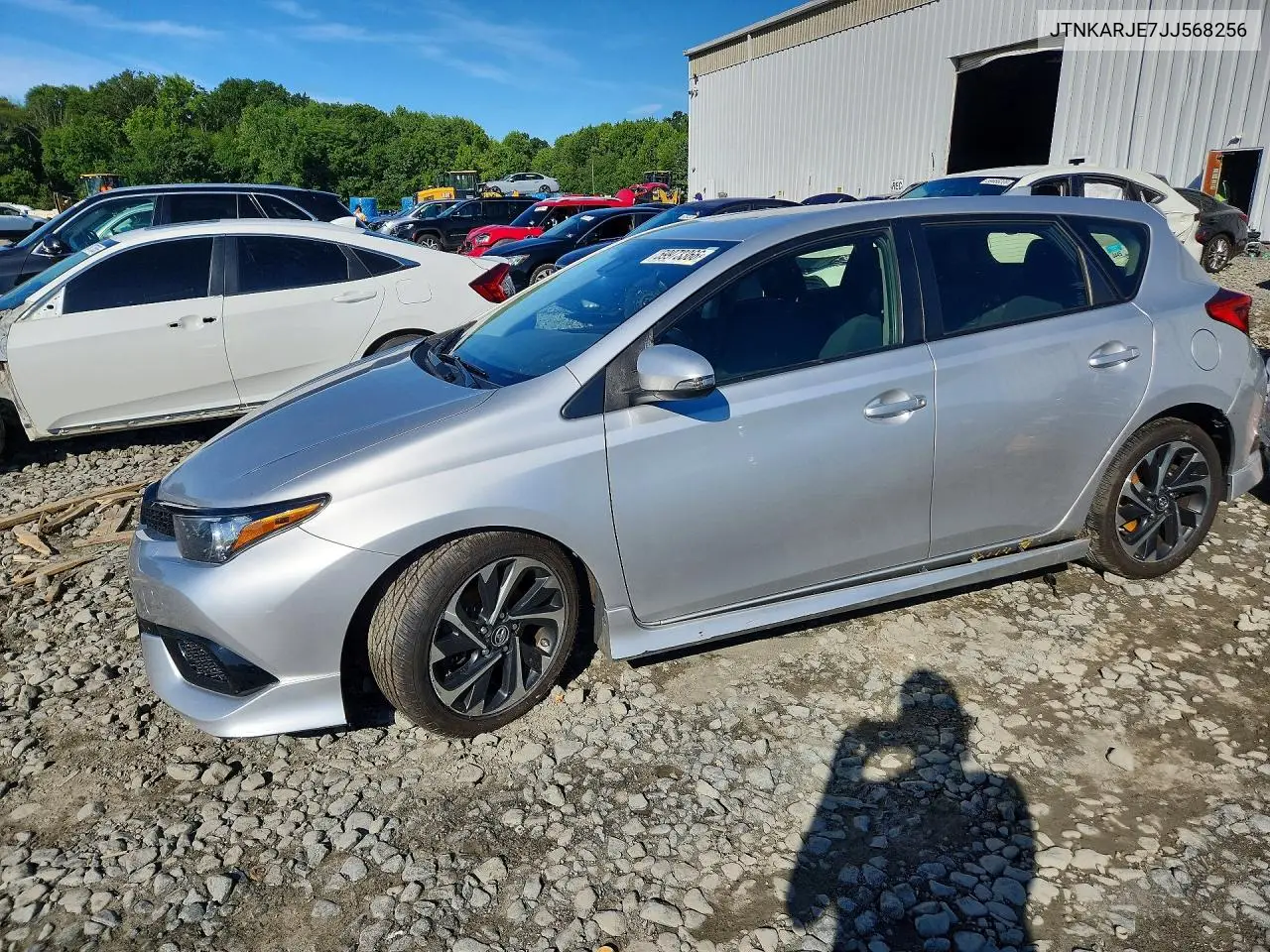 2018 Toyota Corolla Im Base VIN: JTNKARJE7JJ568256 Lot: 59973366