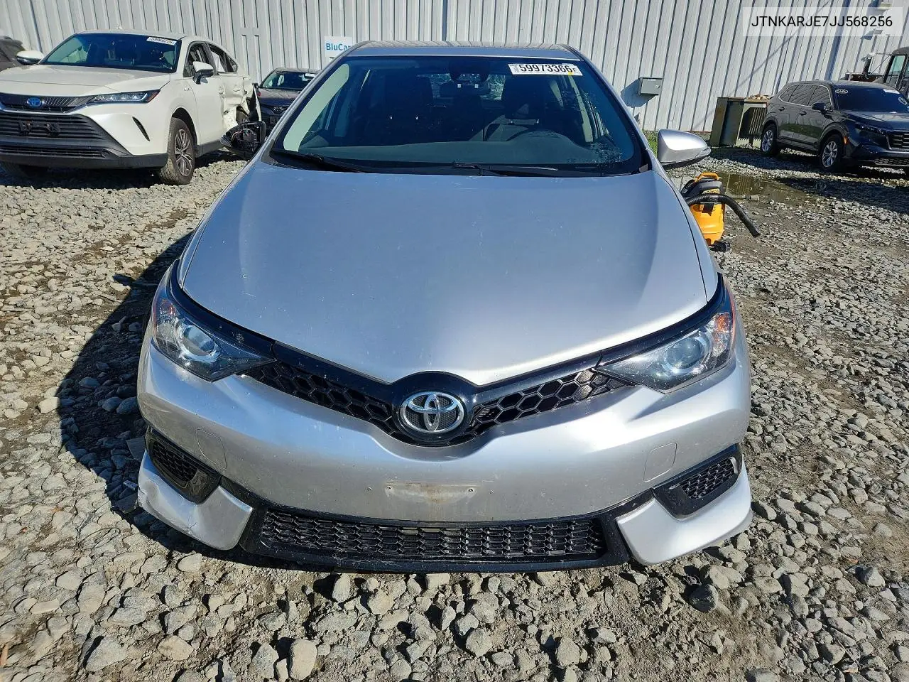 2018 Toyota Corolla Im Base VIN: JTNKARJE7JJ568256 Lot: 59973366